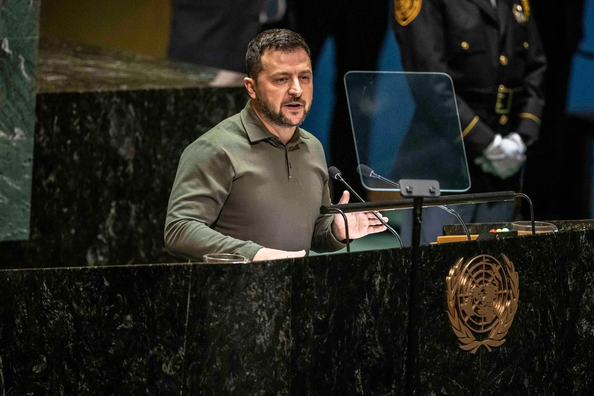 Тур президента Володимира Зеленського до Вашингтона відбувся після виступів перед світовими лідерами на Генеральній Асамблеї ООН у Нью-Йорку